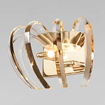 Бра золотого цвета с изогнутыми хрустальными элементами Radiant Ribbons варинант исполнения - 2 | Loft Concept в Екатеринбурге