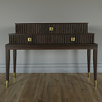 Премиальная Консоль с тремя ящиками Elsa Dreams Walnut варинант исполнения - 3 | Loft Concept в Екатеринбурге