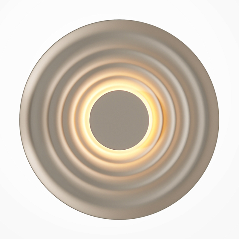 Бра круглое Soft Halo бежевый Бежевый в Екатеринбурге | Loft Concept 