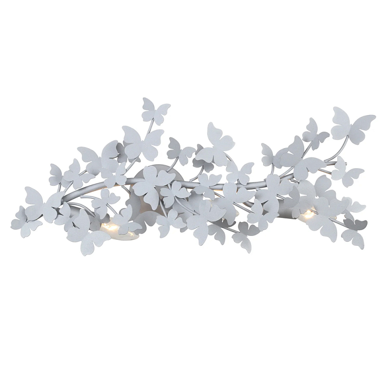 Бра оформленный в виде стаи бабочек Eternal Butterflies Серебряный Золотой в Екатеринбурге | Loft Concept 