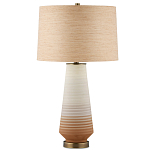 Настольная лампа фарфоровая с узором на корпусе Junction Place варинант исполнения - 3 | Loft Concept в Екатеринбурге