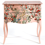 Комод розовый с росписью Цветы L.XV CHEST OF DRAWERS Flowers варинант исполнения - 1 | Loft Concept в Екатеринбурге