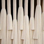 Декор на стену Белые Кисти Wall decor White Tassels варинант исполнения - 1 | Loft Concept в Екатеринбурге