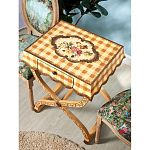 Приставной столик с ящиком в стиле ретро Vintage Rustic Tablecloth варинант исполнения - 7 | Loft Concept в Екатеринбурге