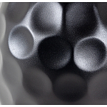 Столик журнальный с круглой деревянной столешницей на черном фактурном основании Bourgeon варинант исполнения - 6 | Loft Concept в Екатеринбурге