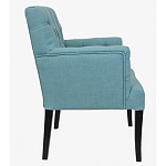 Кресло Addison Chic Armchair blue flax варинант исполнения - 1 | Loft Concept в Екатеринбурге