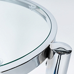 Приставной столик со стеклянной столешницей Deimos варинант исполнения - 2 | Loft Concept в Екатеринбурге