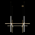 Люстра с 6-ю цилиндрическими плафонами на тонких тросах Trumpet tube варинант исполнения - 7 | Loft Concept в Екатеринбурге