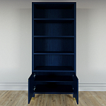 Книжный Стеллаж Elsa Dreams Blue с задней стенкой варинант исполнения - 4 | Loft Concept в Екатеринбурге