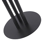 Настольная лампа с тремя прозрачными куполообразными плафонами и черным металлическим основанием Flos Wireline Lighting варинант исполнения - 2 | Loft Concept в Екатеринбурге