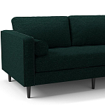 Мебельная ткань Шенилл темно-зеленый цвет 138 см T4-36 варинант исполнения - 10 | Loft Concept в Екатеринбурге