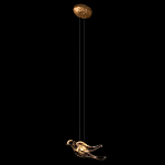 Подвесной светильник с прозрачной стеклянной птичкой Serip Voa варинант исполнения - 3 | Loft Concept в Екатеринбурге