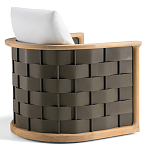 Дизайнерское уличное кресло из массива дерева с плетеной спинкой PALINFRASCA Armchair варинант исполнения - 8 | Loft Concept в Екатеринбурге