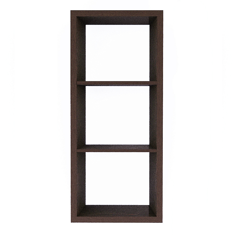 Полка-модуль для книг Primo длина 60 Темный дуб Древесина Черный в Екатеринбурге | Loft Concept 