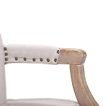 Кресло Aubrey Classical Armchair beige flax варинант исполнения - 4 | Loft Concept в Екатеринбурге