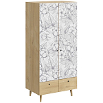 Шкаф с принтом Cotton варинант исполнения - 1 | Loft Concept в Екатеринбурге