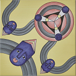 Плитка дизайнерская с узором Дива варинант исполнения - 4 | Loft Concept в Екатеринбурге