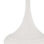 Настольная лампа с декором в виде белого цветка магнолии на каркасе и черным абажуром White Magnolia варинант исполнения - 1 | Loft Concept в Екатеринбурге