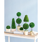 Декоративный искусственное растение Single boxwood варинант исполнения - 10 | Loft Concept в Екатеринбурге