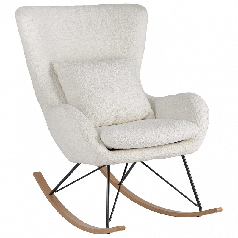 Rocking chair DORIA Кресло-Качалка  Молочный в Екатеринбурге | Loft Concept 