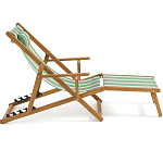 Шезлонг из акации и ткани Venezuela варинант исполнения - 6 | Loft Concept в Екатеринбурге