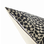 Подушка декоративная черного цвета Blossom Essence Grace варинант исполнения - 3 | Loft Concept в Екатеринбурге