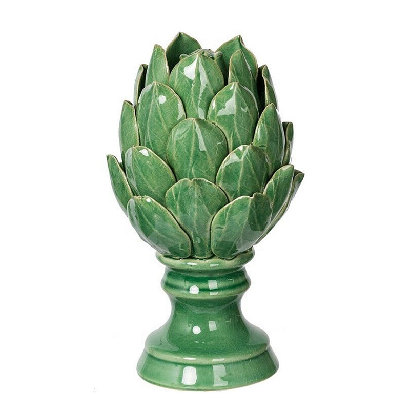 Статуэтка в виде артишока из зелёной керамики с глянцевыми лепестками Artichoke Decor Зеленый Статуэтка в виде артишока из зелёной керамики с глянцевыми лепестками Artichoke Decor Зеленый в Екатеринбурге | Loft Concept