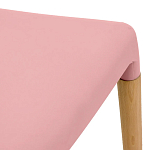 Пластиковый стул на ножках из массива бука Ferret Pink варинант исполнения - 7 | Loft Concept в Екатеринбурге