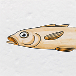 Плитка с узором Рыба Русалка варинант исполнения - 5 | Loft Concept в Екатеринбурге