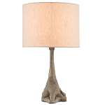 Настольная лампа с корпусом в виде дерева Gray Concrete Trunk варинант исполнения - 3 | Loft Concept в Екатеринбурге