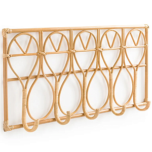 Настенная вешалка из ротанга Wila Wall Hanger L