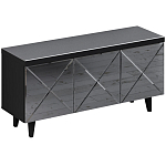 Длинная тумба с зеркальным декором Arden Cabinet варинант исполнения - 3 | Loft Concept в Екатеринбурге