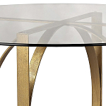 Стол обеденный круглый с основанием из 2-х пересекающихся колец Modern Geometric Silhouette варинант исполнения - 1 | Loft Concept в Екатеринбурге