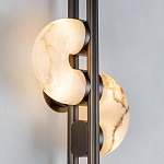 Бра  с фигурным мраморным рассеивателем Spiral of Warm Light варинант исполнения - 3 | Loft Concept в Екатеринбурге