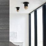 Потолочный светильник светодиодный с плафоном из натурального камня Purgatory варинант исполнения - 2 | Loft Concept в Екатеринбурге