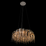 Люстра круглая подвесная с металлическими дугами и длинными цепочками 80 см Atlantis Chain варинант исполнения - 5 | Loft Concept в Екатеринбурге