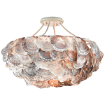 Потолочный светильник с каскадным абажуром из ракушек Sea Ravens варинант исполнения - 2 | Loft Concept в Екатеринбурге