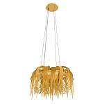 Люстра подвесная круглая с изогнутыми металлическими дугами и ниспадающими цепочками 65 см Atlantis Chain варинант исполнения - 4 | Loft Concept в Екатеринбурге