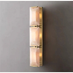 Бра из 3-х прямоугольных мраморных панелей Calling to Shine варинант исполнения - 4 | Loft Concept в Екатеринбурге