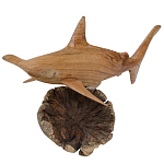 Статуэтка из дерева рыба-молот Animals of the World варинант исполнения - 3 | Loft Concept в Екатеринбурге