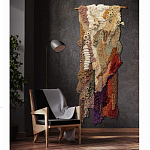 Тканый вручную абстрактный гобелен Коралловый риф Coral reef варинант исполнения - 3 | Loft Concept в Екатеринбурге