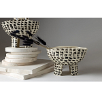 Чаша на ножках для фруктов или сухофруктов "Лонерно" варинант исполнения - 3 | Loft Concept в Екатеринбурге