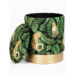 Пуф Leopards in the ferns варинант исполнения - 2 | Loft Concept в Екатеринбурге