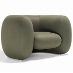 Дизайнерское полукруглое мягкое кресло CINNAMON Armchair варинант исполнения - 1 | Loft Concept в Екатеринбурге