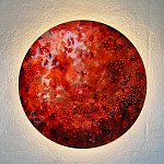 Светильник настенный «Красная Планета» варинант исполнения - 2 | Loft Concept в Екатеринбурге