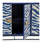 Буфет в гостиную с инкрустацией Bone Inlay Deco Sideboard - Orleans ZEBRA варинант исполнения - 2 | Loft Concept в Екатеринбурге