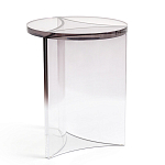Стол журнальный круглый Acrylic Аether Smoke варинант исполнения - 1 | Loft Concept в Екатеринбурге