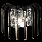 Бра цвета никель с изогнутыми хрустальными элементами Radiant Ribbons варинант исполнения - 3 | Loft Concept в Екатеринбурге