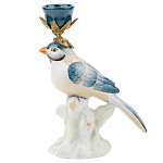 Фарфоровый подсвечник с птицей Eden Garden варинант исполнения - 1 | Loft Concept в Екатеринбурге