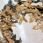 Зеркало круглое в металлической раме украшенной фигурами бабочек Butterflies варинант исполнения - 3 | Loft Concept в Екатеринбурге